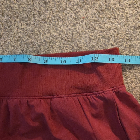 Nike Women's Burgundy Athletic Shorts - Picture 6 of 8